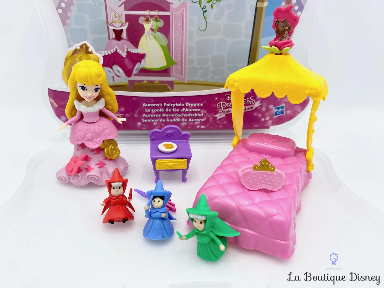 Figurine Little Kingdom Instants Magiques Le Conte De Fée D'Aurore La Belle Au Bois Dormant Disney Princess Hasbro Polly Clip 4 Figurine Little Kingdom Instants Magiques Le Conte De Fée D'Aurore La Belle Au Bois Dormant Disney Princess Hasbro Polly Clip – Image 2