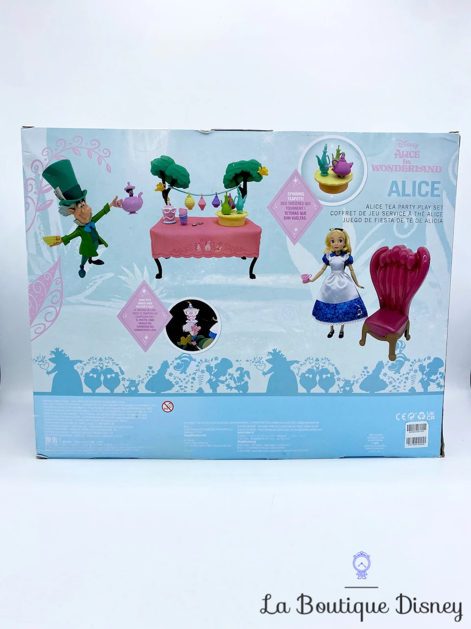 Coffret De Jeu Poupée Service à Thé Alice Au Pays Des Merveilles Disney Store Chapelier Fou 7 Coffret De Jeu Poupée Service à Thé Alice Au Pays Des Merveilles Disney Store Chapelier Fou – Image 5