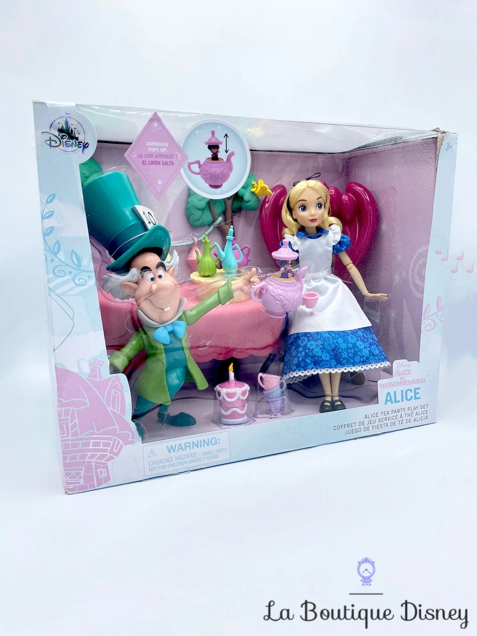Coffret De Jeu Poupée Service à Thé Alice Au Pays Des Merveilles Disney Store Chapelier Fou 4 Coffret De Jeu Poupée Service à Thé Alice Au Pays Des Merveilles Disney Store Chapelier Fou – Image 2