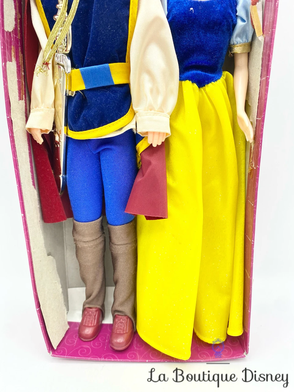 Coffret Poupées Blanche Neige Prince Florian Disney Simba Toys Vintage Mannequin Duo Couple 5 Coffret Poupées Blanche Neige Prince Florian Disney Simba Toys Vintage Mannequin Duo Couple – Image 3