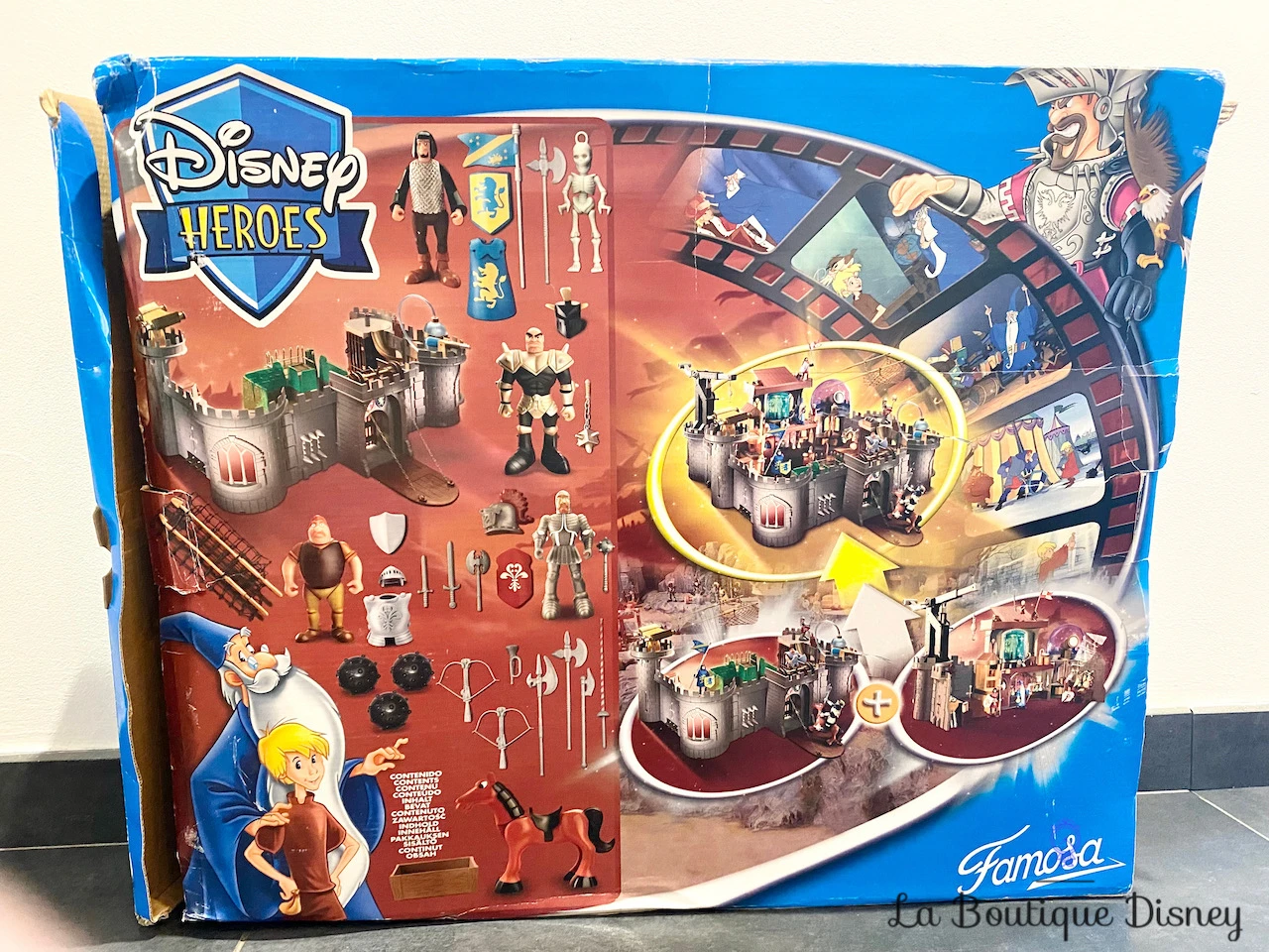 Ensemble De Jeu Figurines Château Merlin L'enchanteur Playset Disney Heroes Famosa Château Fort 11 Ensemble De Jeu Figurines Château Merlin L'enchanteur Playset Disney Heroes Famosa Château Fort – Image 9
