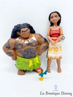 Ensemble Poupées Vaiana Maui Disney Moana Jakks Pacific Figurines
