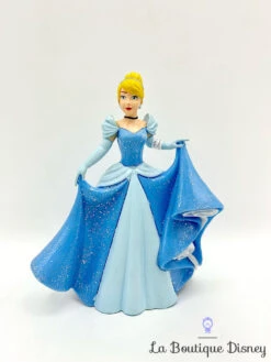 Figurine Cendrillon Disney Bullyland Princesse Bleu Robe Paillettes 11 Cm