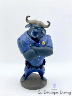 Figurine Chef Bogo Zootopie Disney Bullyland Buffle Policier 11 Cm
