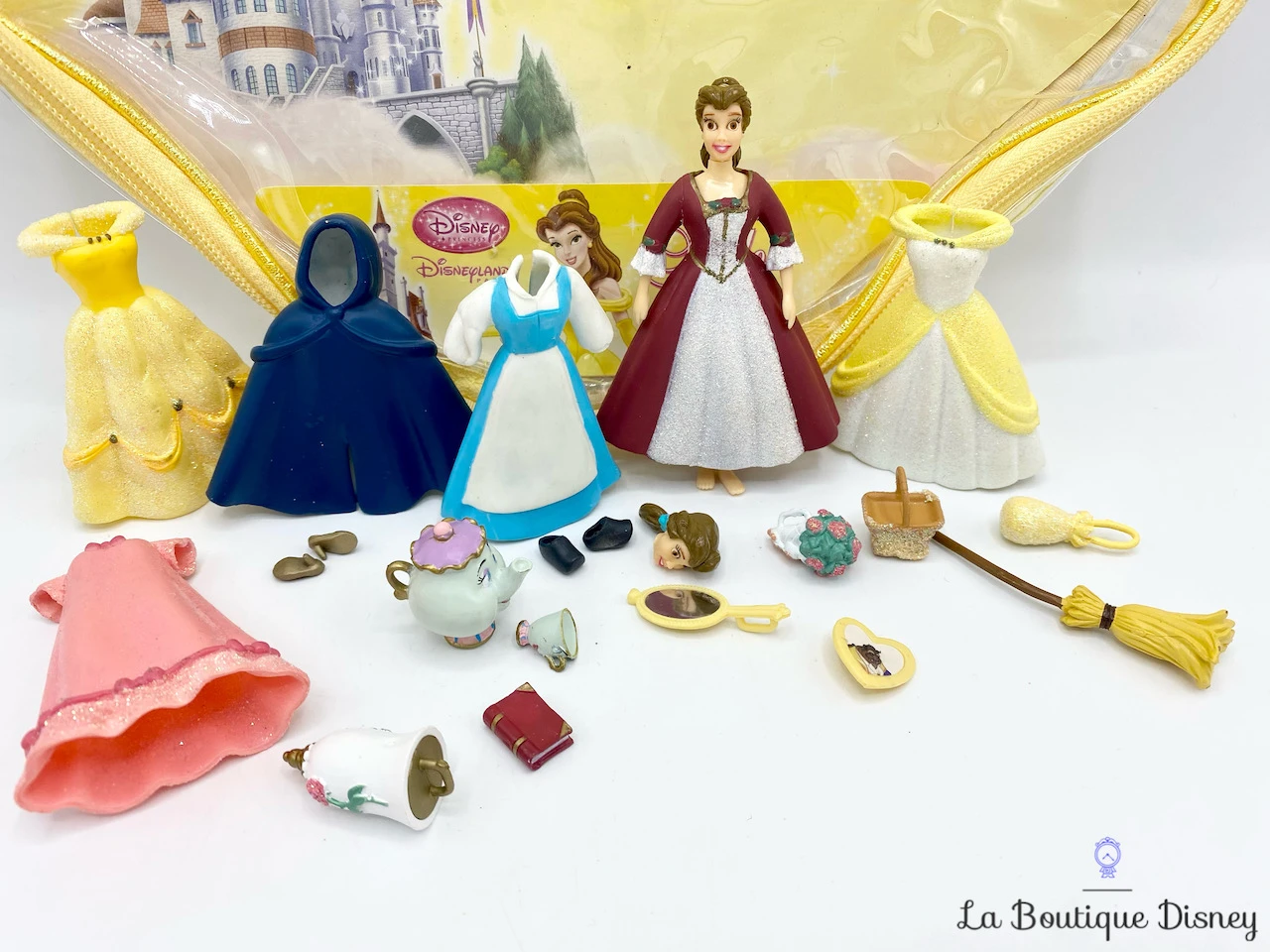 Figurine Fashion Polly Pocket Coffret Coeur Belle La Belle Et La Bête Disneyland Paris Disney Princess Fashion Set 4 Figurine Fashion Polly Pocket Coffret Coeur Belle La Belle Et La Bête Disneyland Paris Disney Princess Fashion Set – Image 2