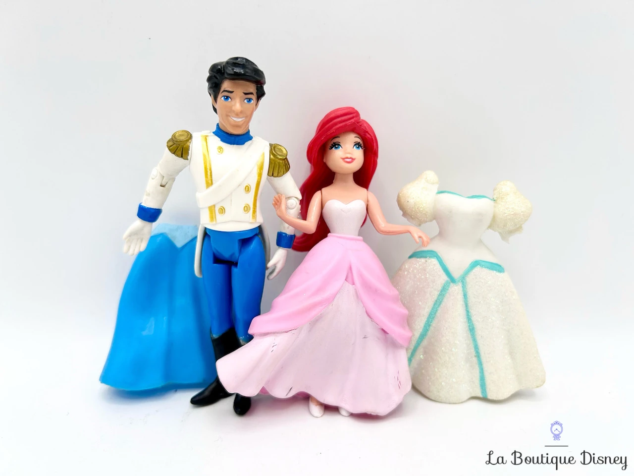 Figurines Fashion Polly Pocket Ariel La Petite Sirène Prince Eric Mariage Disney Princess Mattel Mini Poupée 4 Figurines Fashion Polly Pocket Ariel La Petite Sirène Prince Eric Mariage Disney Princess Mattel Mini Poupée – Image 2