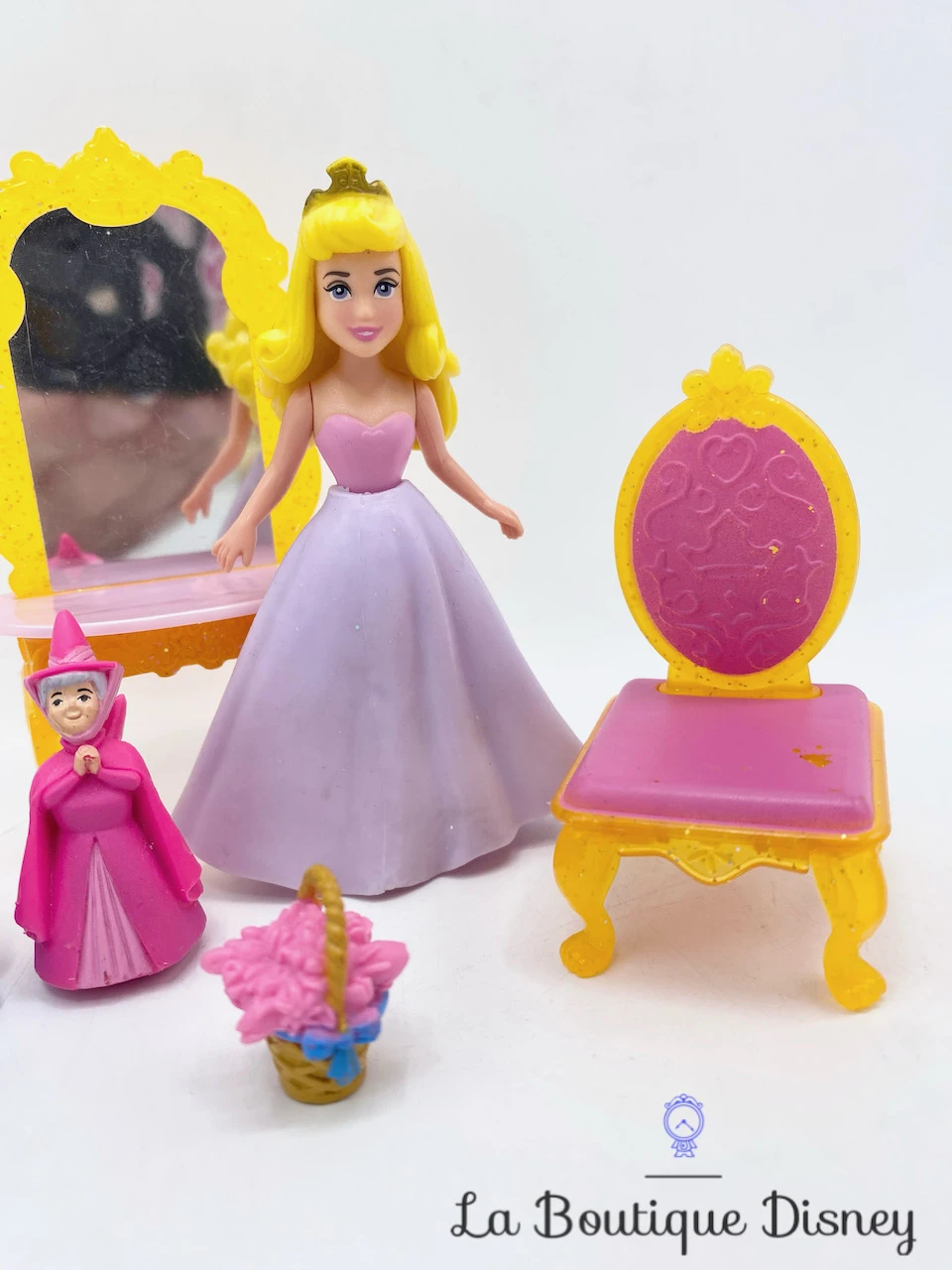 Figurine Fashion Polly Pocket Aurore La Belle Au Bois Dormant Fairy Tale Scene Disney Princess Mattel 2011 Sleeping Mini Poupée 4 Figurine Fashion Polly Pocket Aurore La Belle Au Bois Dormant Fairy Tale Scene Disney Princess Mattel 2011 Sleeping Mini Poupée – Image 2