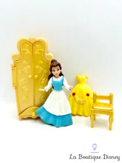 Figurine Fashion Polly Pocket Belle La Belle Et La Bête Favorite Moments Disney Princess Mattel 2009 Mini Poupée