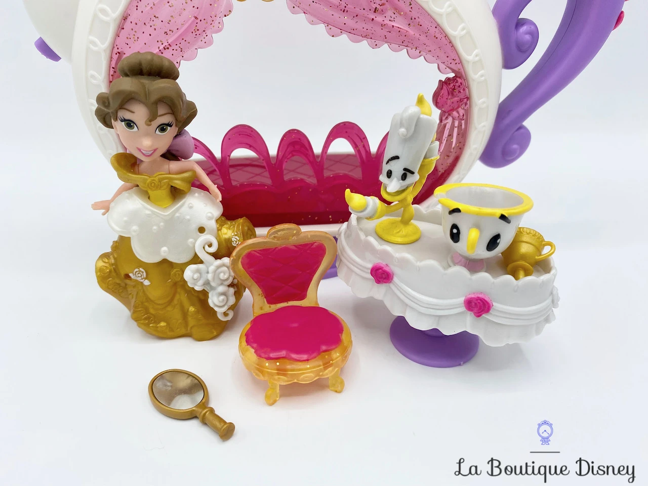 Figurine Little Kingdom Le Salon De Thé Enchanté De Belle La Belle Et La Bête Disney Princess Hasbro Polly Clip 4 Figurine Little Kingdom Le Salon De Thé Enchanté De Belle La Belle Et La Bête Disney Princess Hasbro Polly Clip – Image 2