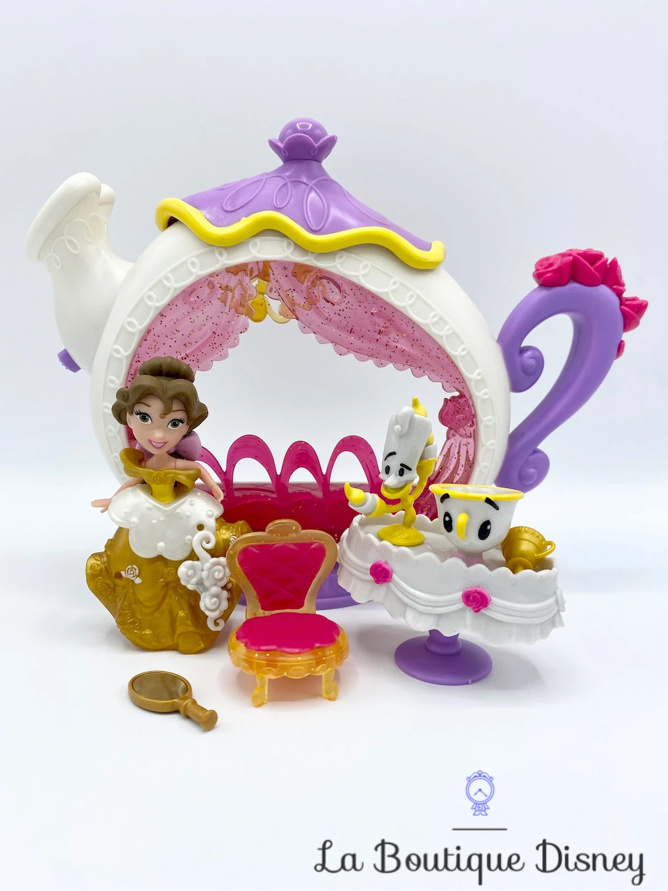 Figurine Little Kingdom Le Salon De Thé Enchanté De Belle La Belle Et La Bête Disney Princess Hasbro Polly Clip 3 Figurine Little Kingdom Le Salon De Thé Enchanté De Belle La Belle Et La Bête Disney Princess Hasbro Polly Clip