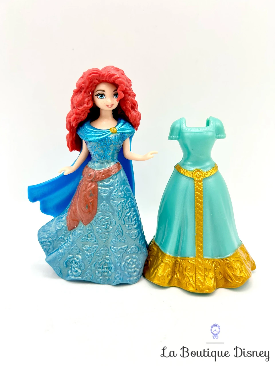 Figurine Magiclip Mérida Rebelle Disney Mattel Polly Clip Robe Bleu 3 Figurine Magiclip Mérida Rebelle Disney Mattel Polly Clip Robe Bleu