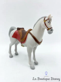 Figurine Maximus Cheval Raiponce Disney Blanc Marron 9 Cm