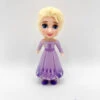 Figurine Mini Poupée Princesse Elsa La Reine De Neiges 2 Disney Jakks Pacific Robe Violette 8 Cm