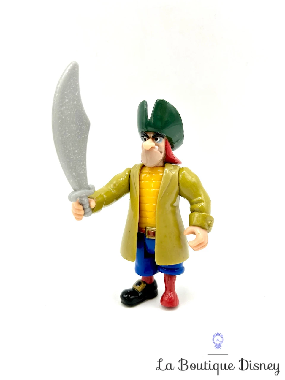 Figurine Pirate épée Peter Pan Disney Heroes Famosa Vintage Vert 3 Figurine Pirate épée Peter Pan Disney Heroes Famosa Vintage Vert