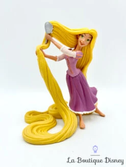 Figurine Raiponce Disney Bullyland Princesse Cheveux Longs Brosse 12 Cm