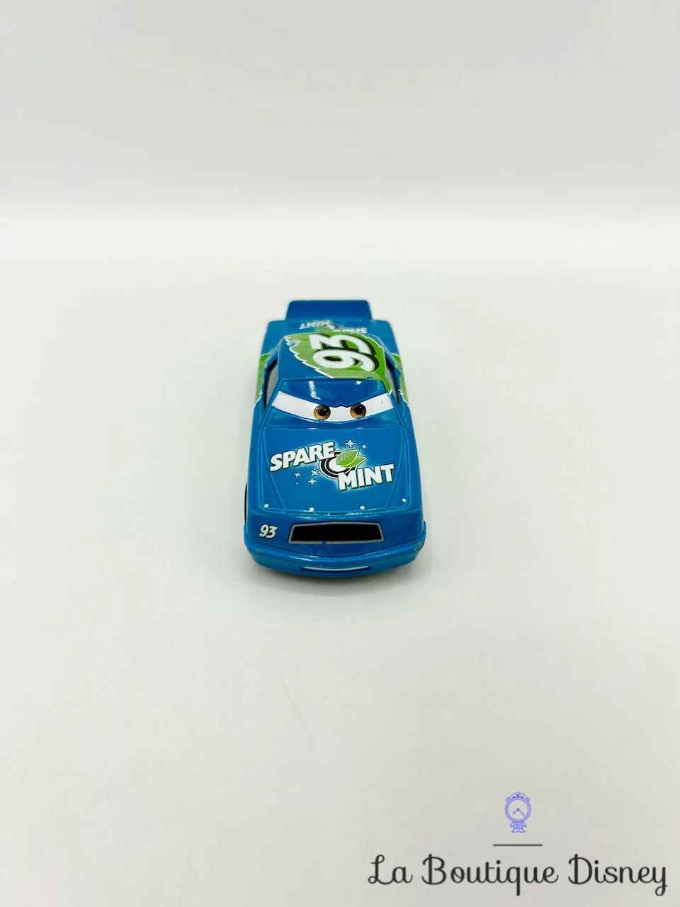 Figurine Voiture Ernie Gearson #93 Sparemint Cars Disney Pixar Mattel Bleu Vert 5 Figurine Voiture Ernie Gearson #93 Sparemint Cars Disney Pixar Mattel Bleu Vert – Image 3