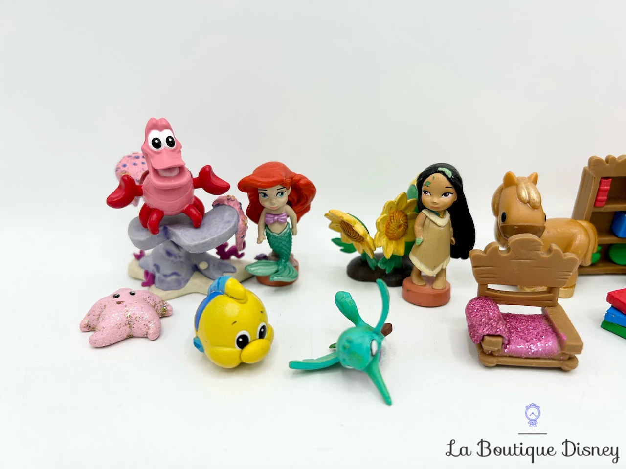 Figurines Calendrier De L'Avent Animators Collection Littles 2017 Disney Store Noël 4 Figurines Calendrier De L'Avent Animators Collection Littles 2017 Disney Store Noël – Image 2