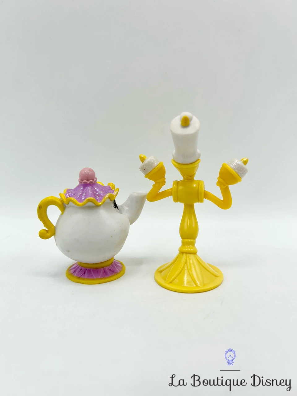 Figurines Lumière Madame Samovar La Belle Et La Bête Disney T7245 RARE 4 Figurines Lumière Madame Samovar La Belle Et La Bête Disney T7245 RARE – Image 2