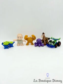 Figurines Toy Story 3 Disney Pixar Mattel Méchants Aliens Big Baby Flex Tchac Pile Poil Karting