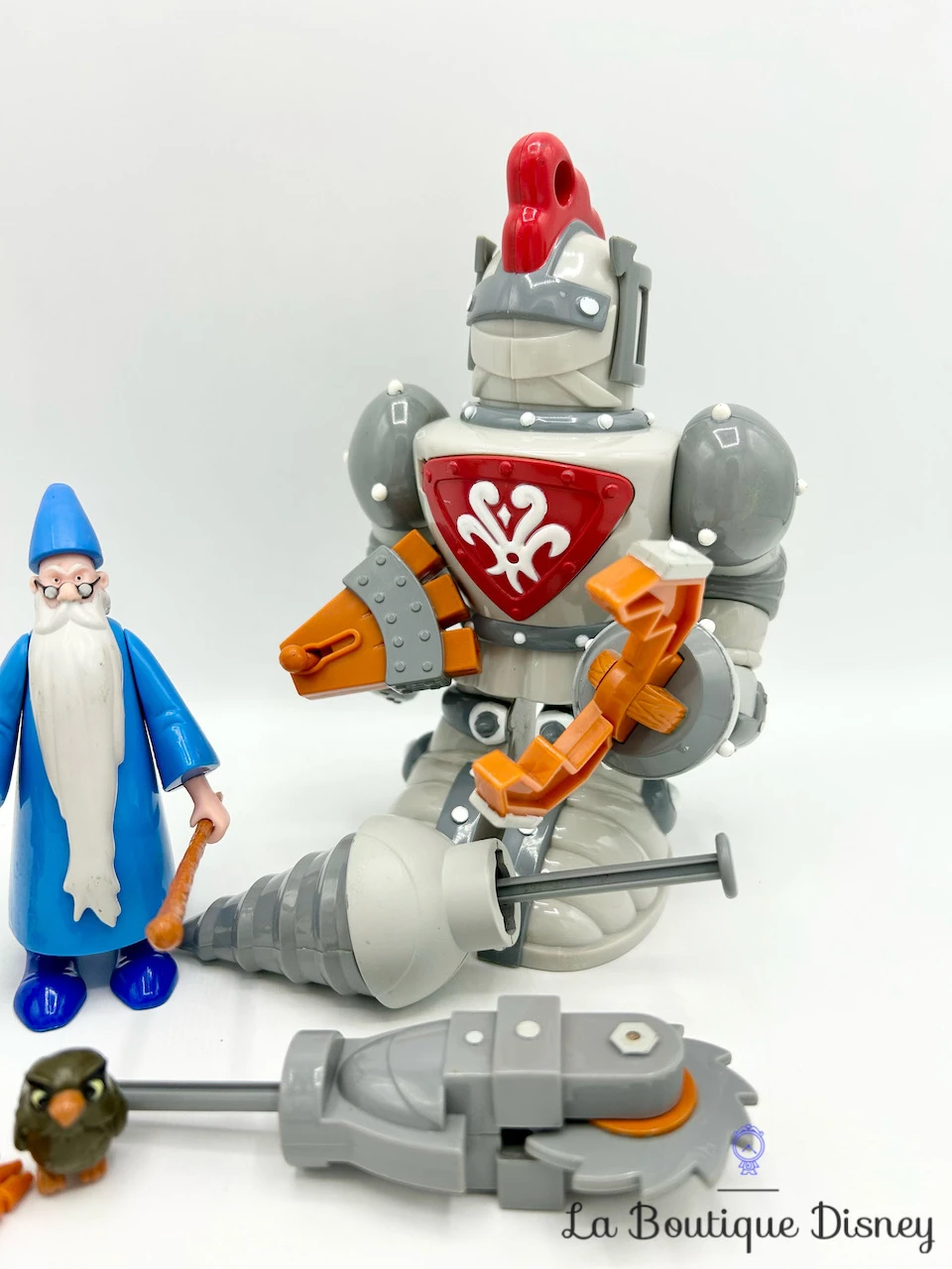 Figurines Merlin L'Enchanteur Arthur Chevalier Disney Heroes Famosa Vintage 5 Figurines Merlin L'Enchanteur Arthur Chevalier Disney Heroes Famosa Vintage – Image 3