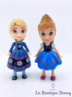 Figurines Mini Poupées Princesses Anna Elsa La Reine Des Neiges Disney Jakks Pacific 8 Cm
