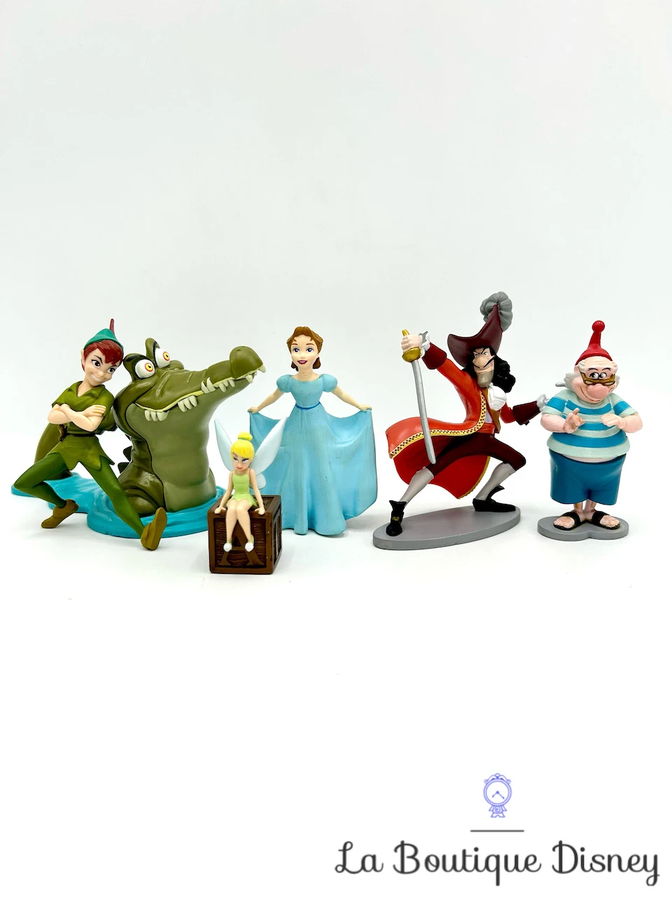 Figurines Peter Pan Playset Disneyland Paris 2022 Disney Ensemble De Jeu Wendy Mouche Crocodile Crochet 3 Figurines Peter Pan Playset Disneyland Paris 2022 Disney Ensemble De Jeu Wendy Mouche Crocodile Crochet