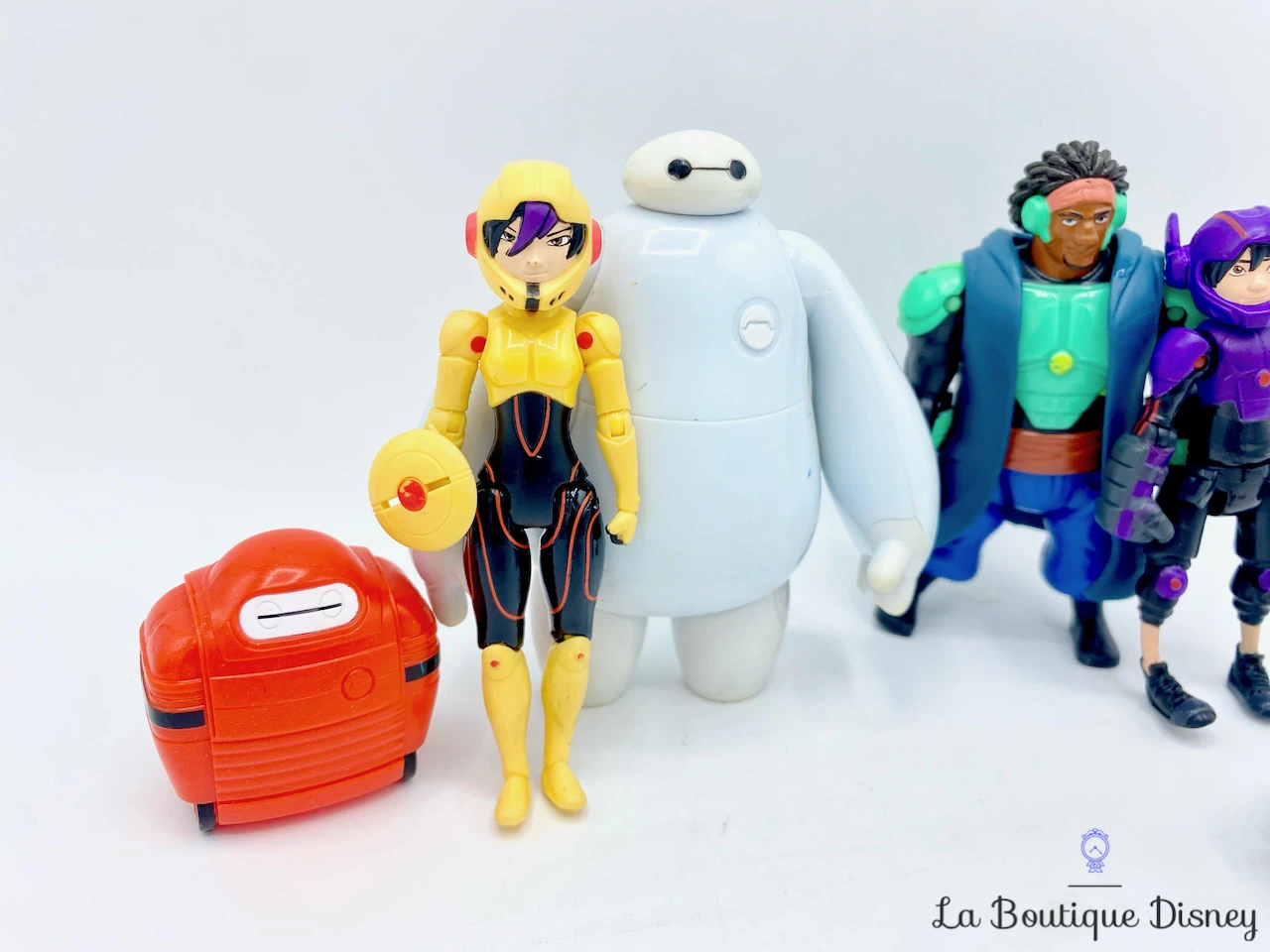 Figurines Articulées Les Nouveaux Héros Playset Disney Bandai 2014 10 Cm 4 Figurines Articulées Les Nouveaux Héros Playset Disney Bandai 2014 10 Cm – Image 2
