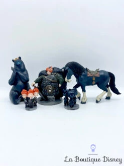 Figurines Playset Rebelle Disneyland Disney Ensemble De Jeu Angus Fergus Elinor Triplés