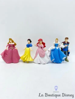 Figurines Princesses Disney Aurore Blanche Neige Ariel Cendrillon Prince 7 Cm