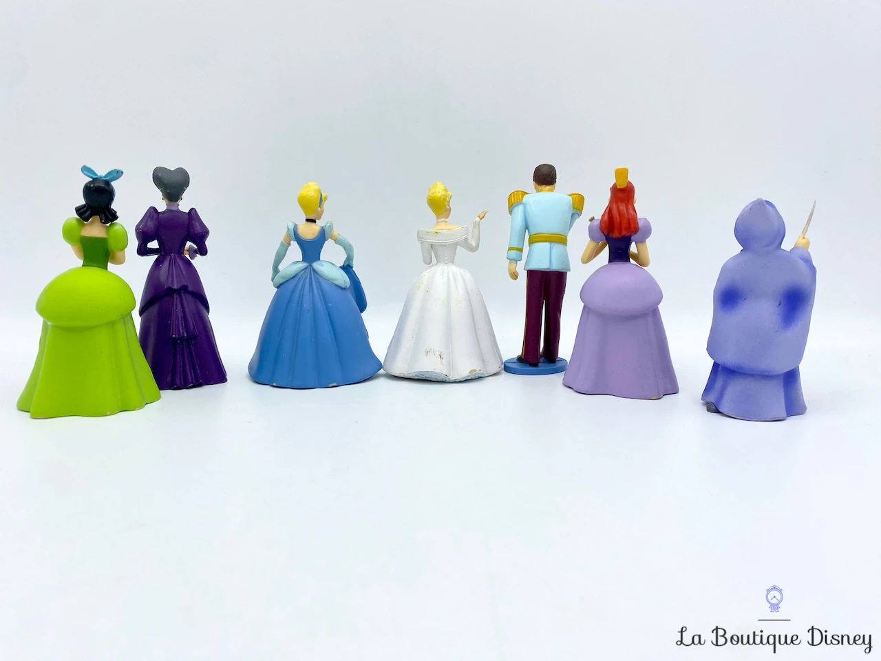 Figurines Set Cendrillon Playset Disney Store Marraine Anastasie Javotte Prince Madame Trémaine 6 Figurines Set Cendrillon Playset Disney Store Marraine Anastasie Javotte Prince Madame Trémaine – Image 4