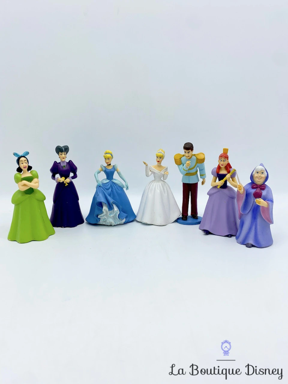 Figurines Set Cendrillon Playset Disney Store Marraine Anastasie Javotte Prince Madame Trémaine 3 Figurines Set Cendrillon Playset Disney Store Marraine Anastasie Javotte Prince Madame Trémaine