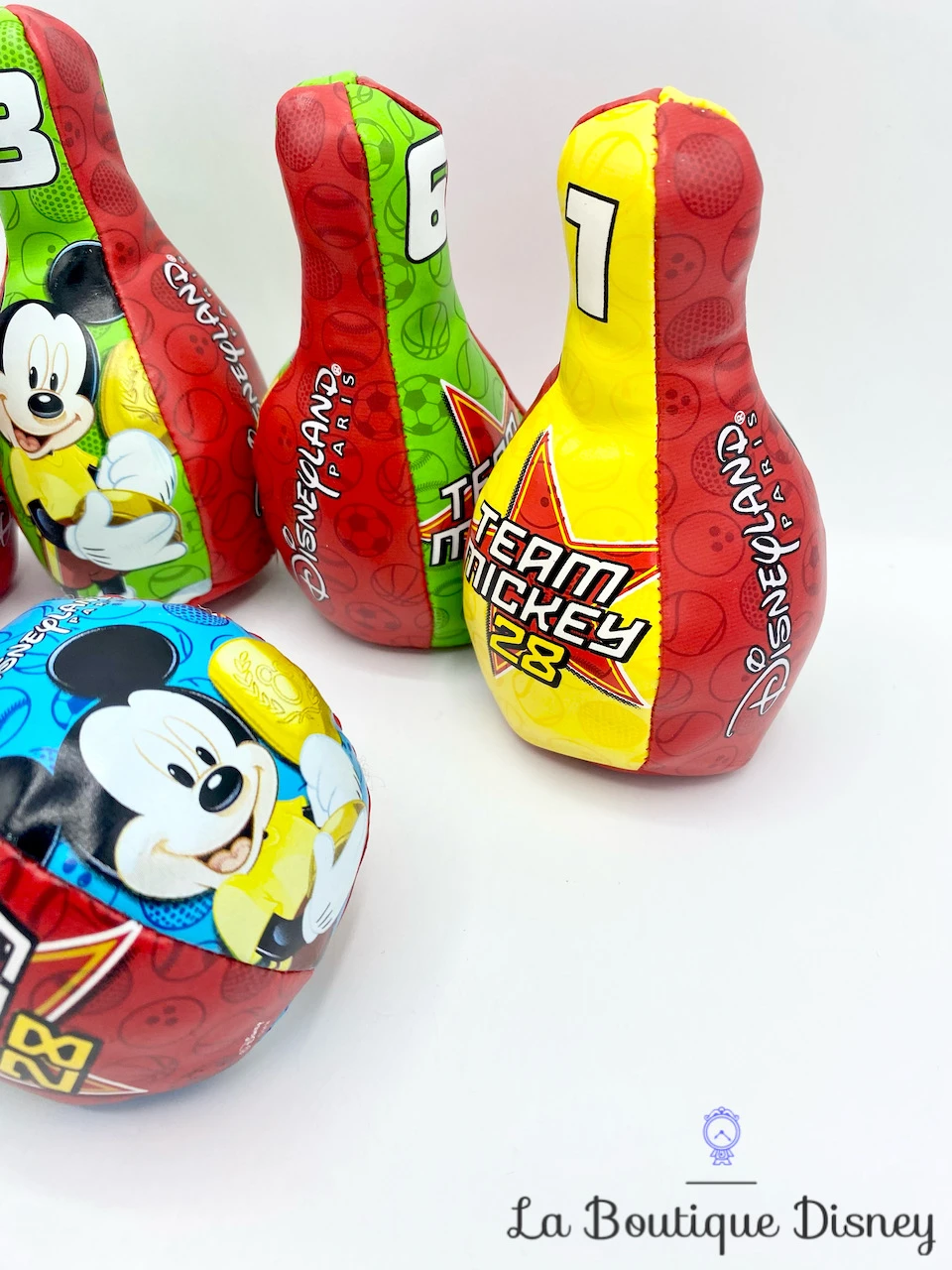 Jeu De Bowling Souple Mickey Mouse Disneyland Paris Disney Quilles Mickey 6 Jeu De Bowling Souple Mickey Mouse Disneyland Paris Disney Quilles Mickey – Image 4