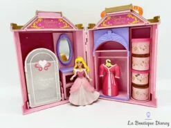 Figurine Fashion Polly Pocket Château Aurore La Belle Au Bois Dormant Disney Store Sleeping Beauty Castle Play Set Mini Princesse -Meilleur Jouets Magasin jouet coffret fashion polly pocket aurore la belle au bois dormant disney store sleeping beauty castle play set maison rose 8 4