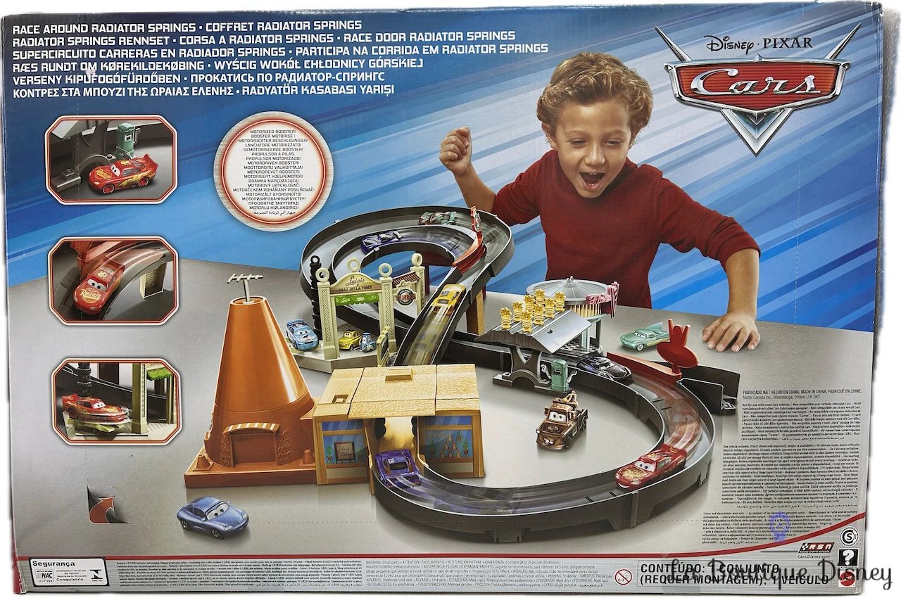 Jouet Coffret Radiator Springs Cars Disney Pixar Circuit Motorisé Mattel Voiture 4 Jouet Coffret Radiator Springs Cars Disney Pixar Circuit Motorisé Mattel Voiture – Image 2