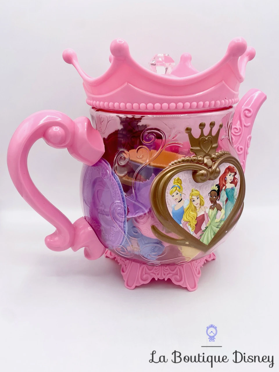 Jouet Dinette Princesses Théière Disney Store Plastique Rose 5 Jouet Dinette Princesses Théière Disney Store Plastique Rose – Image 3