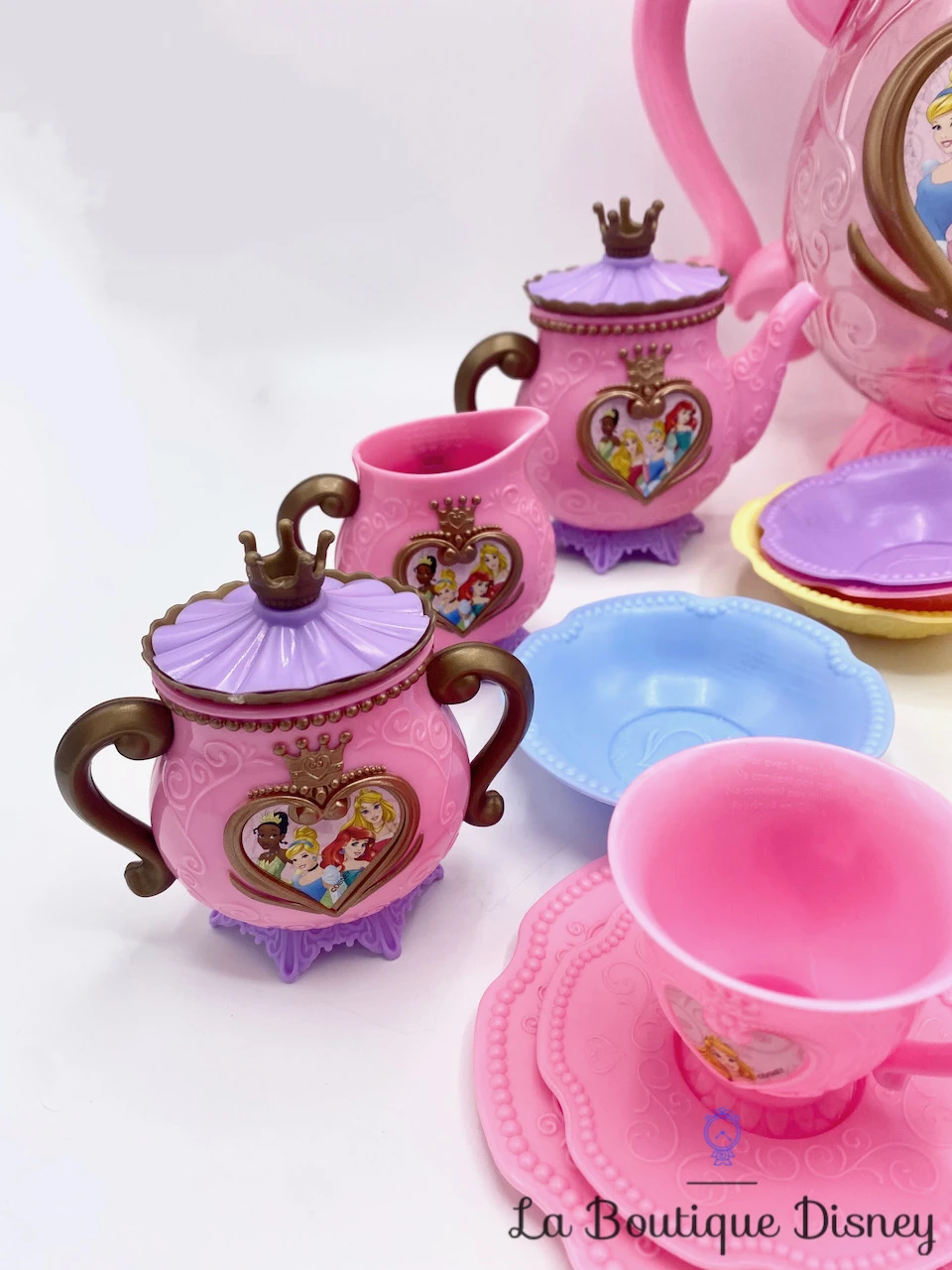 Jouet Dinette Princesses Théière Disney Store Plastique Rose 8 Jouet Dinette Princesses Théière Disney Store Plastique Rose – Image 6