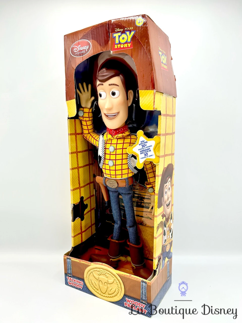 Poupée Woody Parlant à Ficelle Disney Store 2016 Toy Story Figurine Articulée Talking Woody 5 Poupée Woody Parlant à Ficelle Disney Store 2016 Toy Story Figurine Articulée Talking Woody – Image 3
