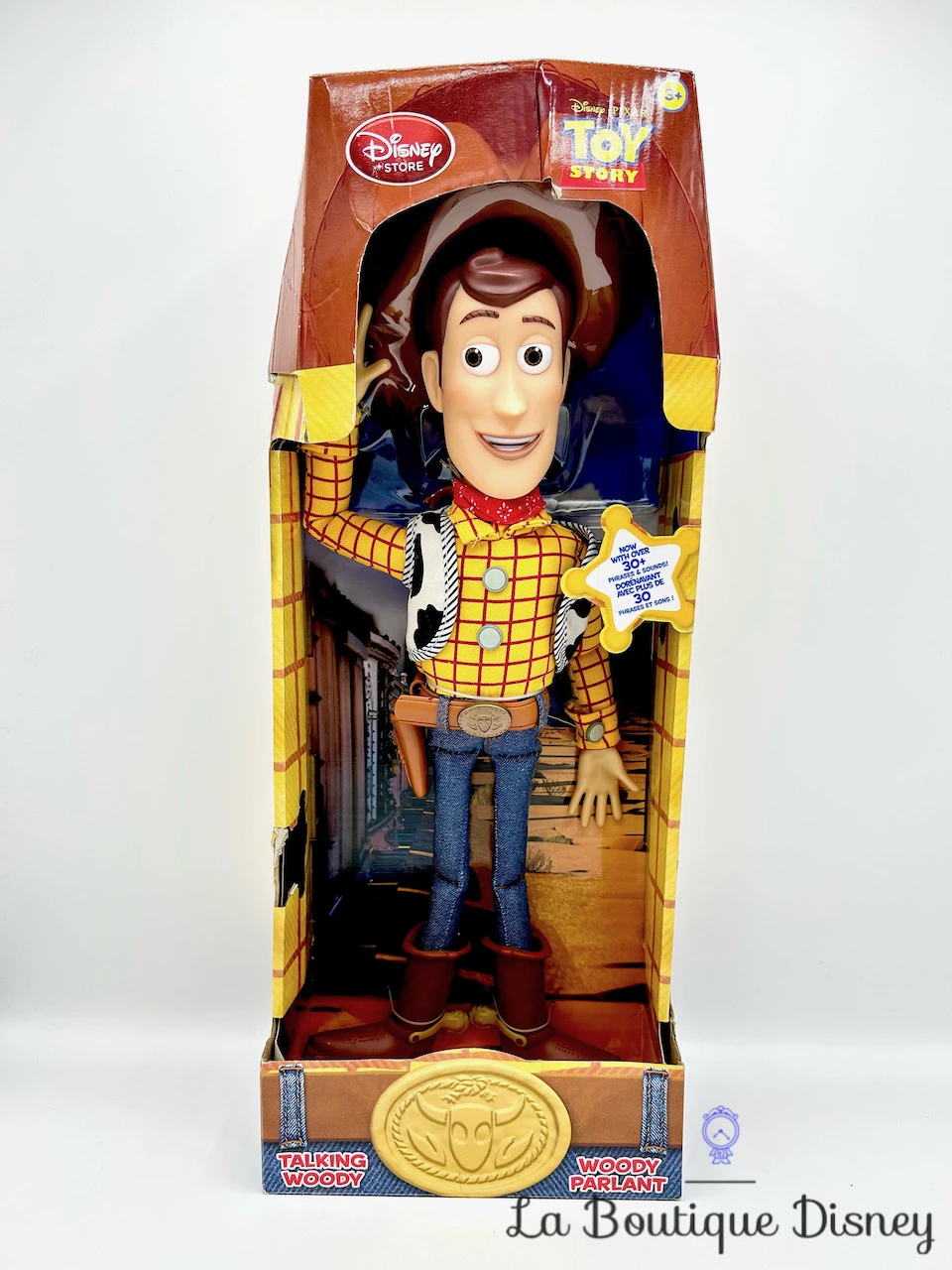 Poupée Woody Parlant à Ficelle Disney Store 2016 Toy Story Figurine Articulée Talking Woody 3 Poupée Woody Parlant à Ficelle Disney Store 2016 Toy Story Figurine Articulée Talking Woody