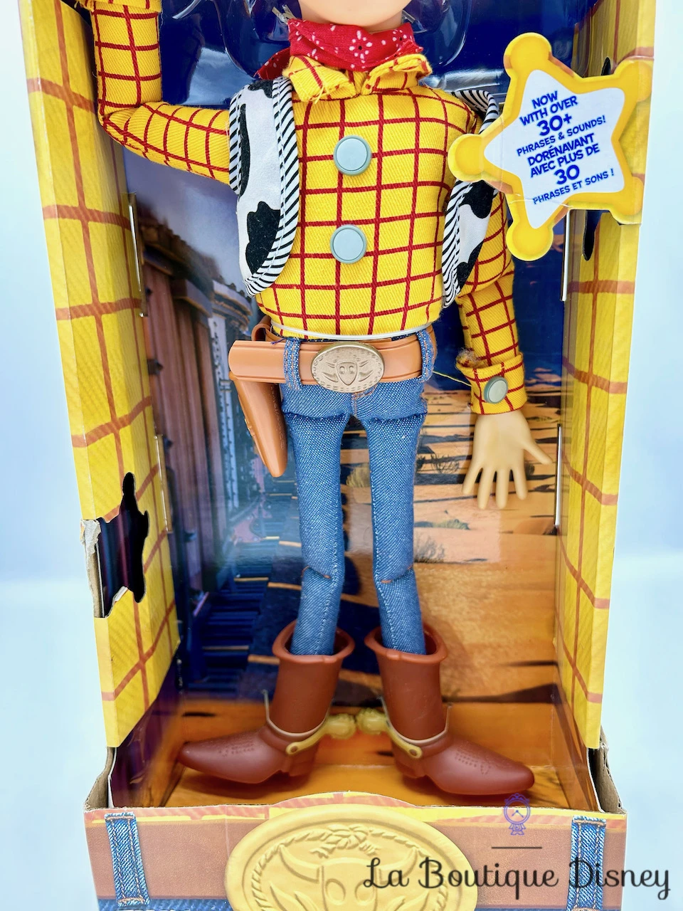 Poupée Woody Parlant à Ficelle Disney Store 2016 Toy Story Figurine Articulée Talking Woody 7 Poupée Woody Parlant à Ficelle Disney Store 2016 Toy Story Figurine Articulée Talking Woody – Image 5