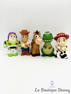 Jouet Figurines De Bain Toy Story Disneyland Paris 2022 Disney Woody Buzz Jessie Rex Pile Poil