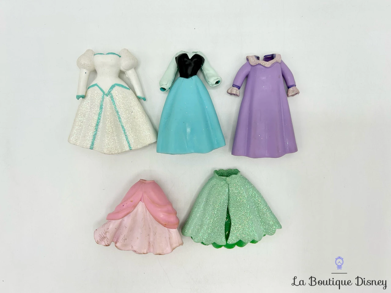 Vêtements Mini Poupée Fashion Polly Pocket Ariel La Petite Sirène Disneyland Disney Princess Fashion Set Robes 4 Vêtements Mini Poupée Fashion Polly Pocket Ariel La Petite Sirène Disneyland Disney Princess Fashion Set Robes – Image 2