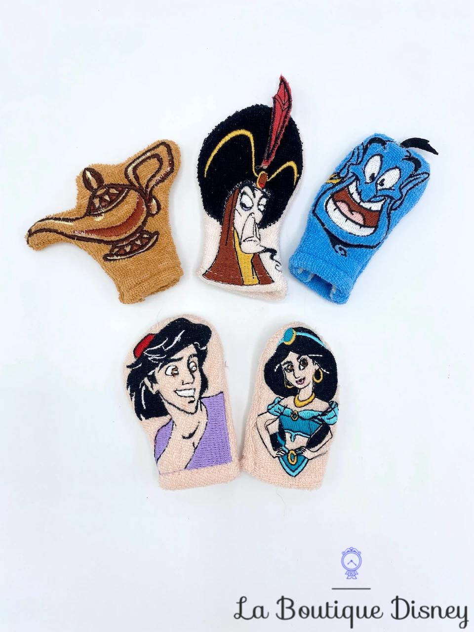 Marionnettes à Doigts Aladdin Disney Jasmine Génie Jafar Lampe Magique Théâtre 3 Marionnettes à Doigts Aladdin Disney Jasmine Génie Jafar Lampe Magique Théâtre