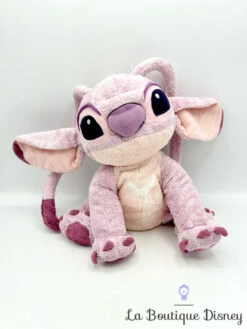 Peluche Angel Disneyland Paris Disney Lilo Et Stitch Rose Violet 25 Cm