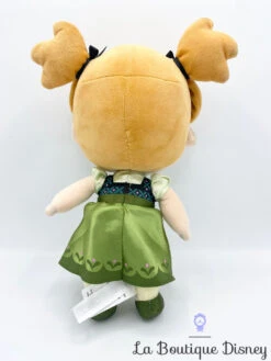 Peluche Anna La Reine Des Neiges Disney Store Petite Fille Enfant Robe Verte 32 Cm -Meilleur Jouets Magasin peluche anna la reine des neiges disney store poupee animators 30 cm verte couettes 2