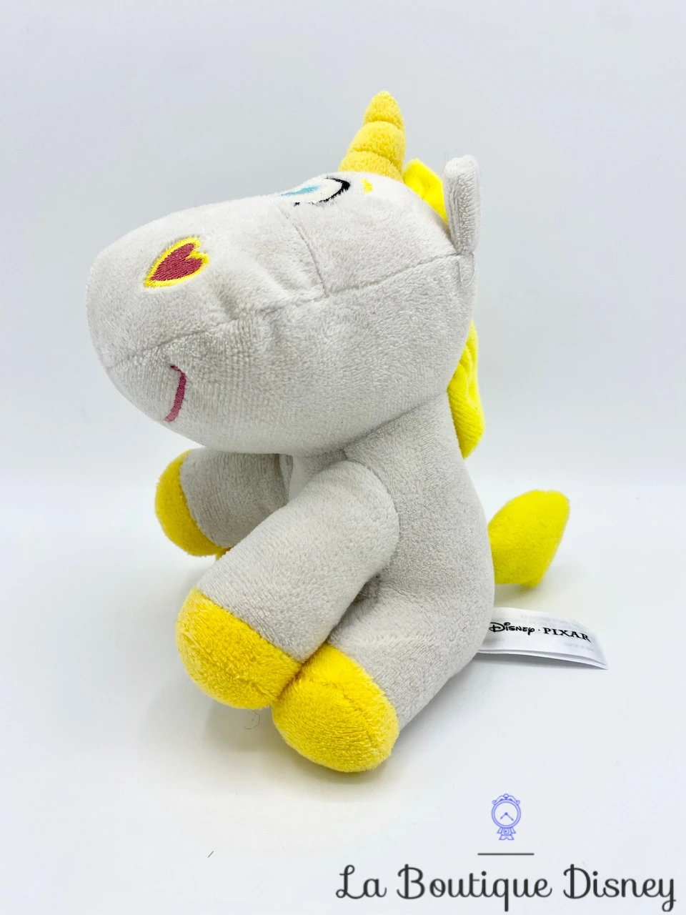 Peluche Bouton D'or Licorne Toy Story 3 Disney Pixar Cheval Blanc Jaune 16 Cm 5 Peluche Bouton D'or Licorne Toy Story 3 Disney Pixar Cheval Blanc Jaune 16 Cm – Image 3