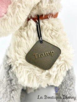 Peluche Clochard Tramp Disney La Belle Et Le Clochard Chien Gris Collier Métal Vintage 36 Cm -Meilleur Jouets Magasin peluche clochard disney vintage la belle et le clochard tramp chien gris collier vintage 0