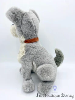 Peluche Clochard Tramp Disney La Belle Et Le Clochard Chien Gris Collier Métal Vintage 36 Cm -Meilleur Jouets Magasin peluche clochard disney vintage la belle et le clochard tramp chien gris collier vintage 6