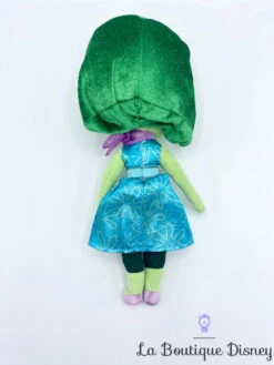 Peluche Dégout Vice Versa Disney Store 2015 Poupée Verte 30 Cm -Meilleur Jouets Magasin peluche degout vice versa disney store humeur verte robe bleu 5