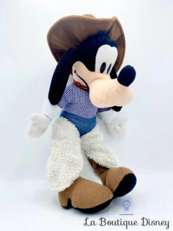 Peluche Dingo Cow Boy Euro Disney Disneyland Aventurier Western Vintage 42 Cm