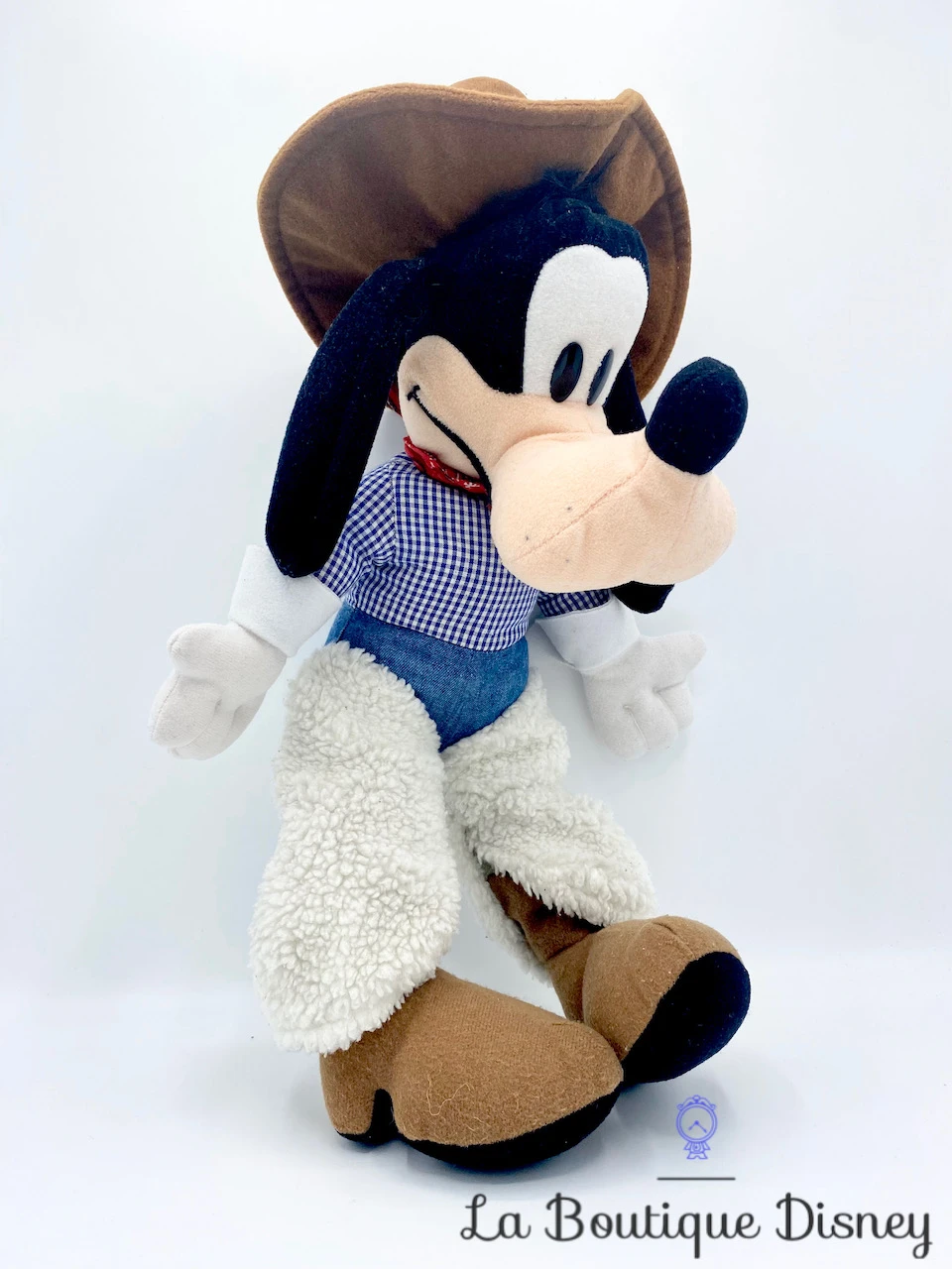 Peluche Dingo Cow Boy Euro Disney Disneyland Aventurier Western Vintage 42 Cm 3 Peluche Dingo Cow Boy Euro Disney Disneyland Aventurier Western Vintage 42 Cm